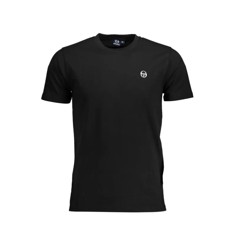 Black Cotton T-Shirt sold by Louxly