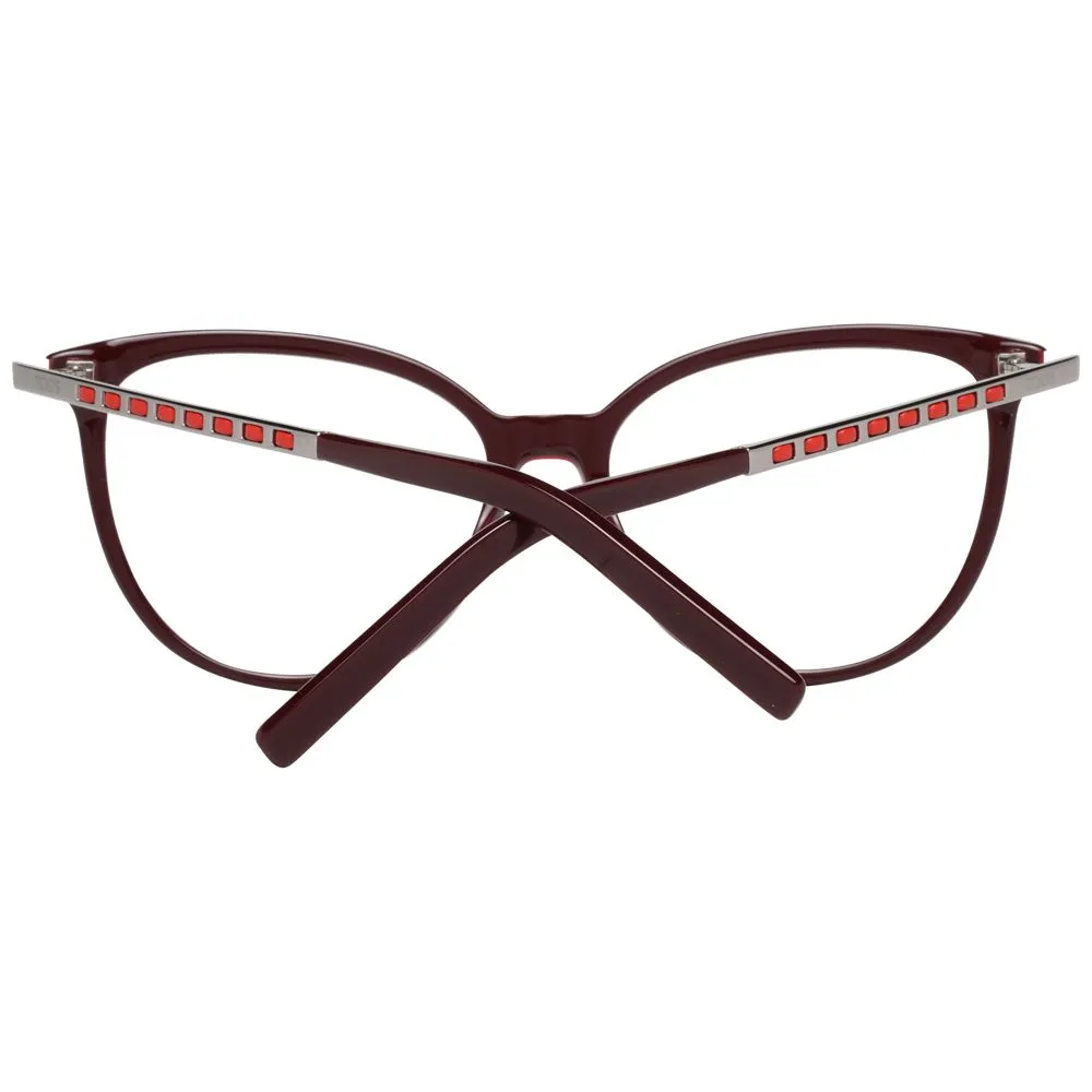 Burgundy Women Optical Frames sold by Louxly product image thumbnail 3