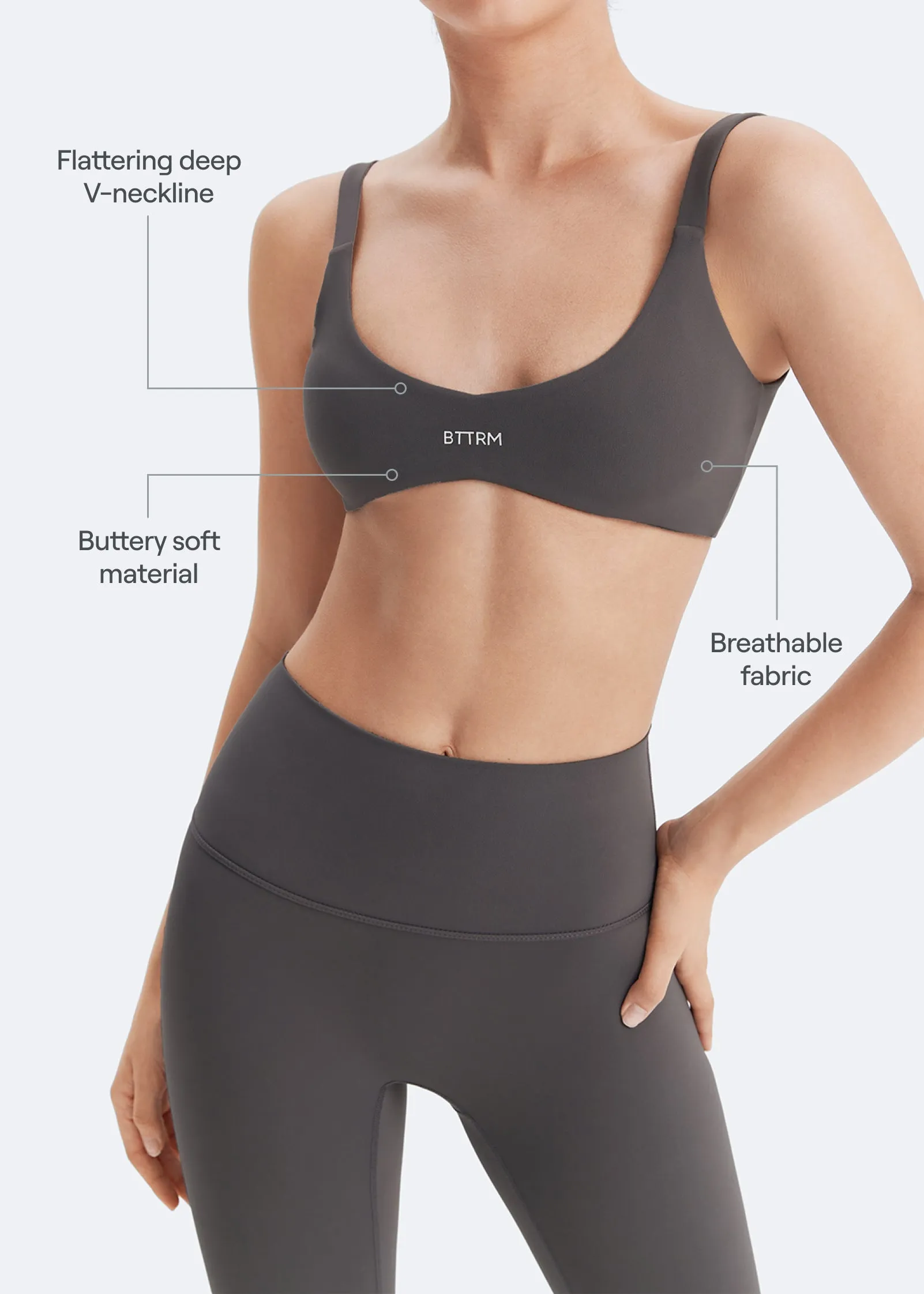 Form-Fitting Sports Bra sold by BetterMe product image thumbnail 3