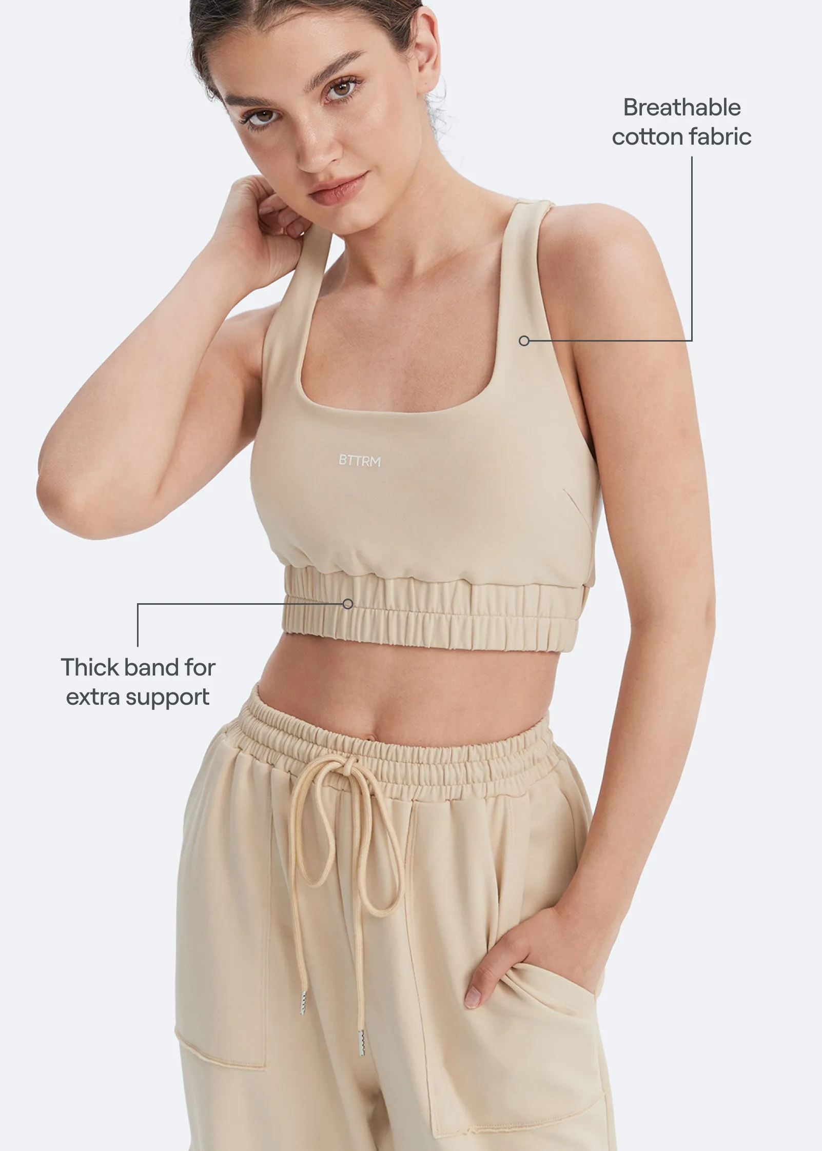 Scoop Neck Racerback Bra sold by BetterMe product image thumbnail 3
