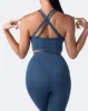 Iris Blue Strappy Front Top sold by BetterMe