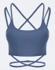 Iris Blue Strappy Front Top sold by BetterMe