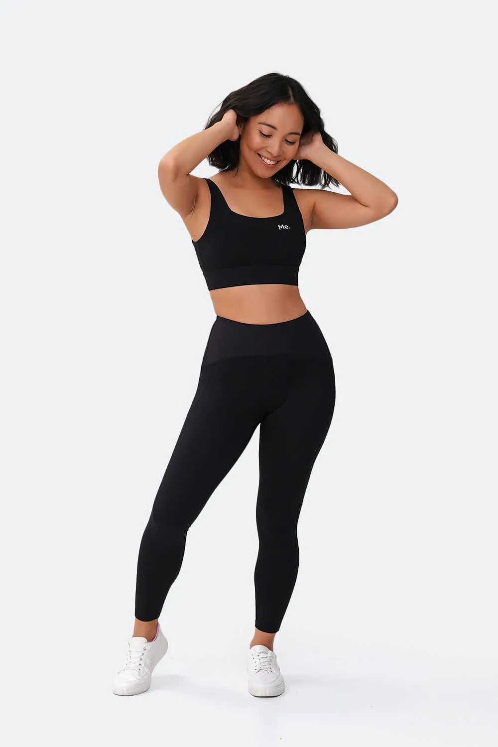 Total Black Cutout Bra sold by BetterMe product image thumbnail 5