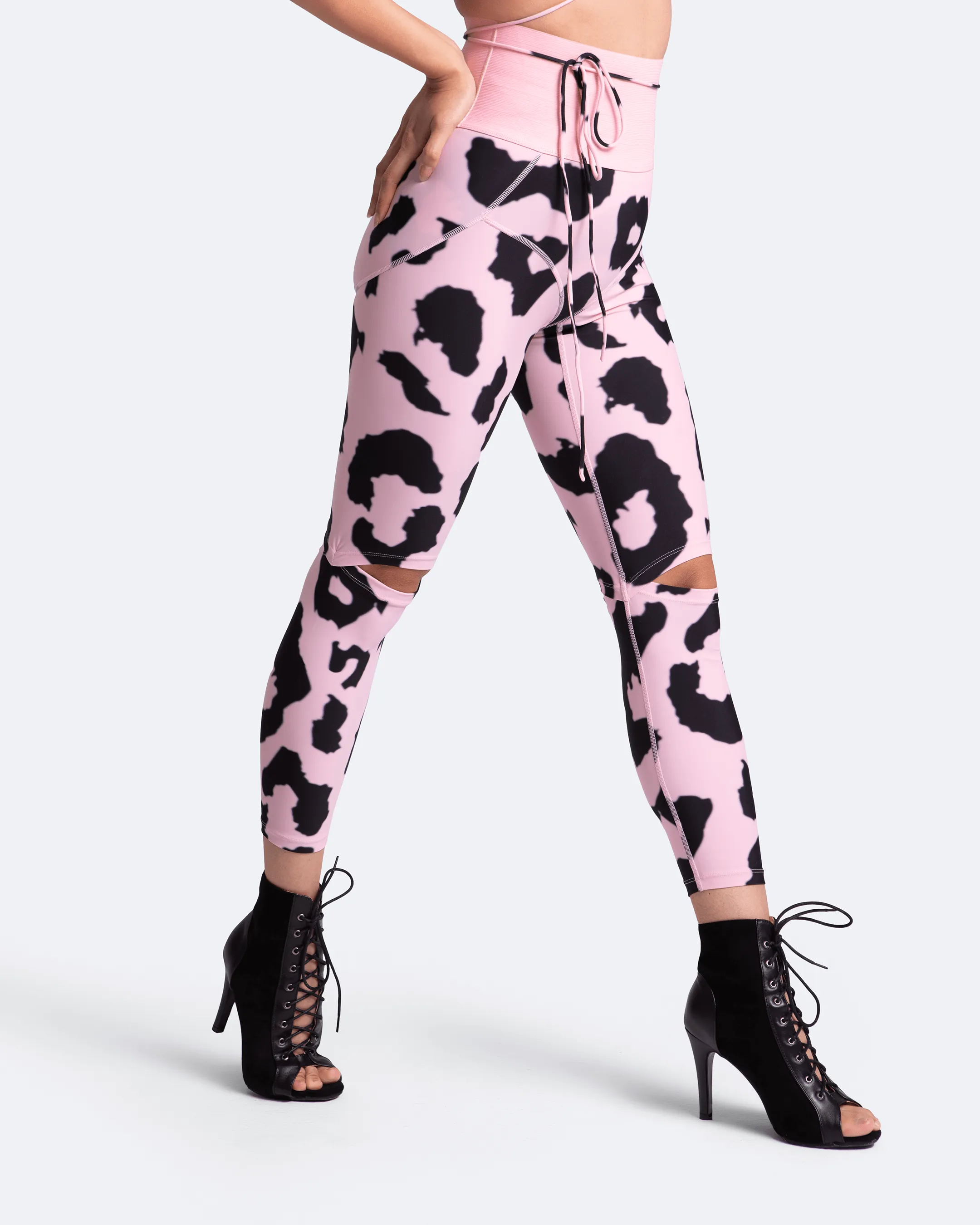 High-Rise Knee-Slit Leggings sold by BetterMe product image thumbnail 3