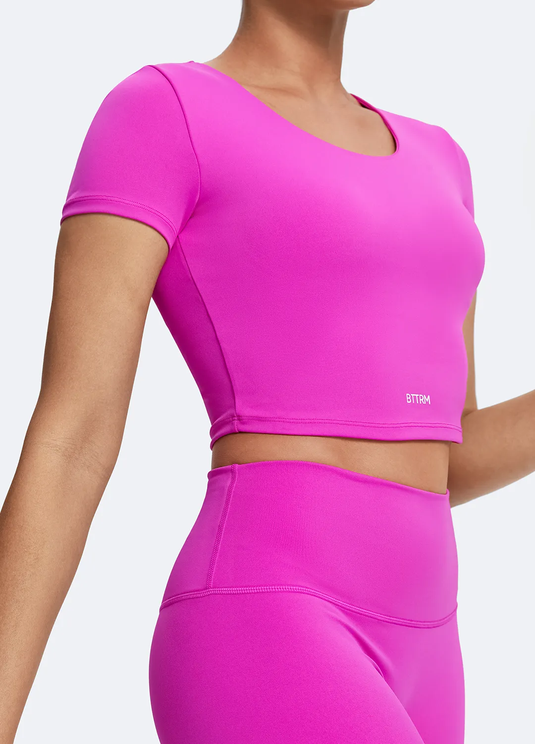 Round Neck Crop Top sold by BetterMe product image thumbnail 4