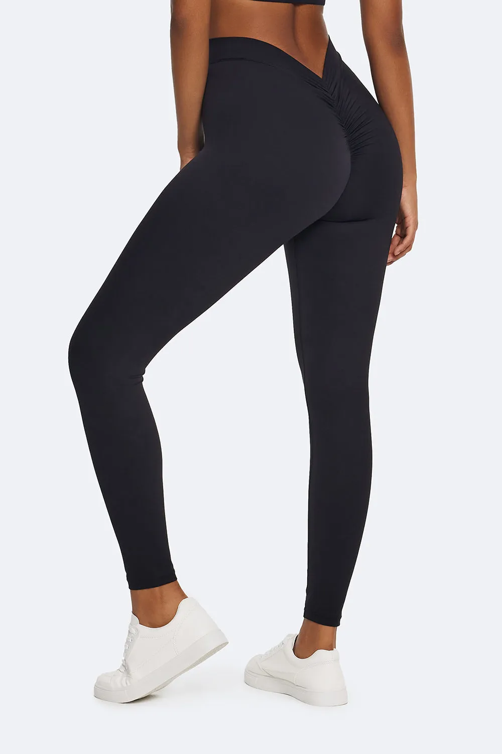 Ruched High-Waisted Leggings sold by BetterMe product image thumbnail 3