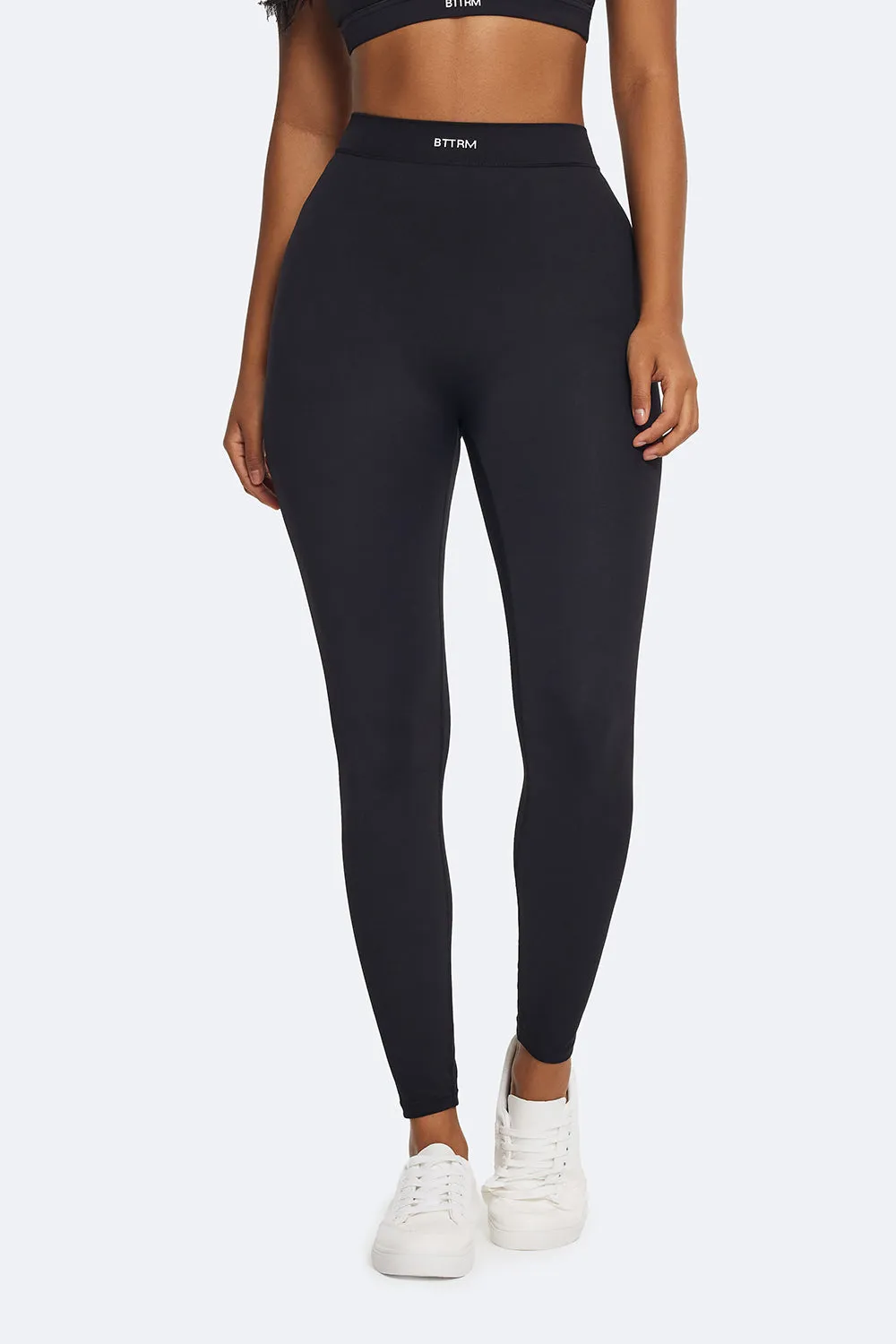 Ruched High-Waisted Leggings sold by BetterMe