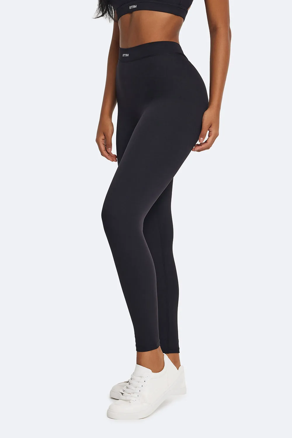 Ruched High-Waisted Leggings sold by BetterMe product image thumbnail 2