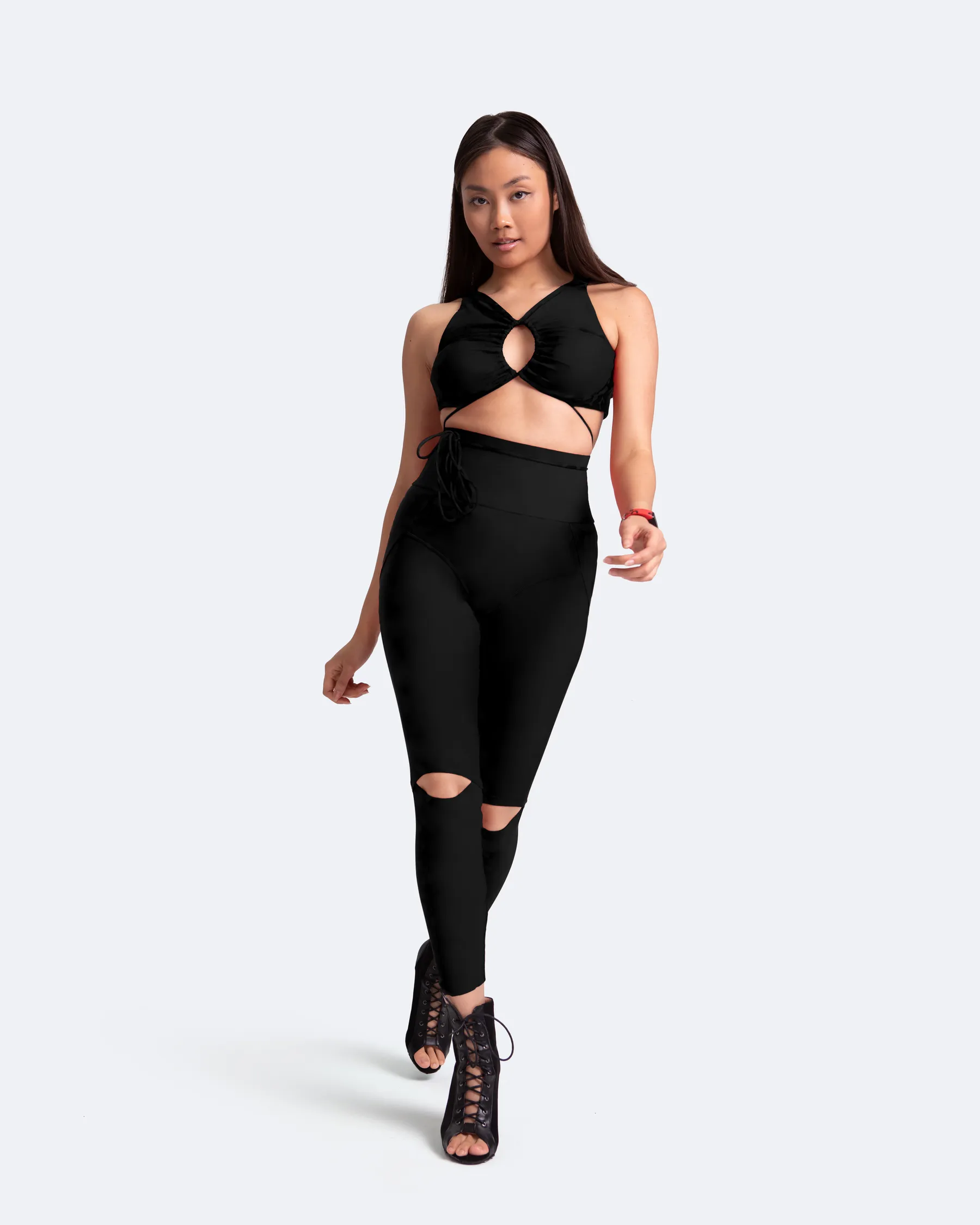 High-Rise Knee-Slit Leggings sold by BetterMe product image thumbnail 3