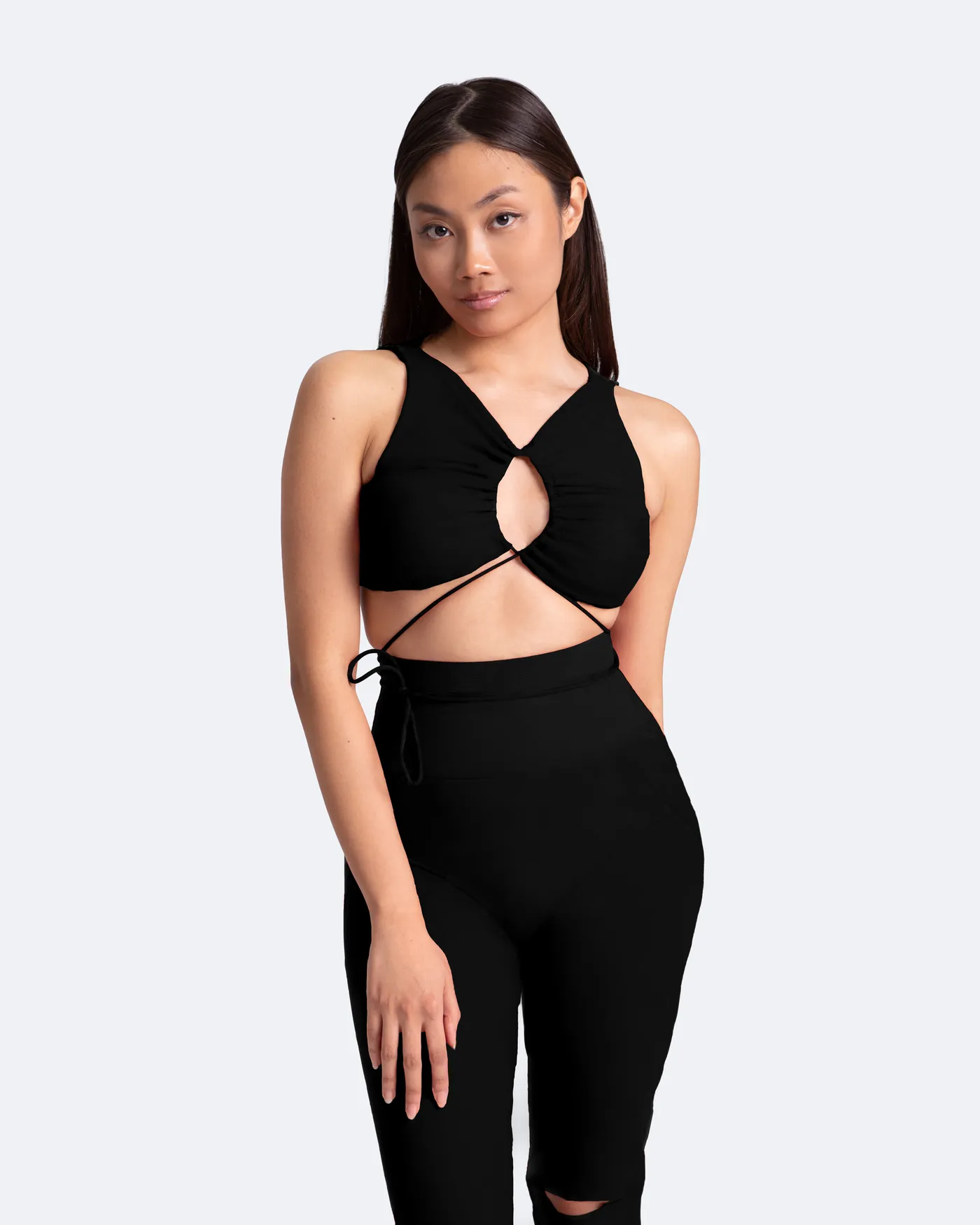 High-Rise Knee-Slit Leggings sold by BetterMe product image thumbnail 2