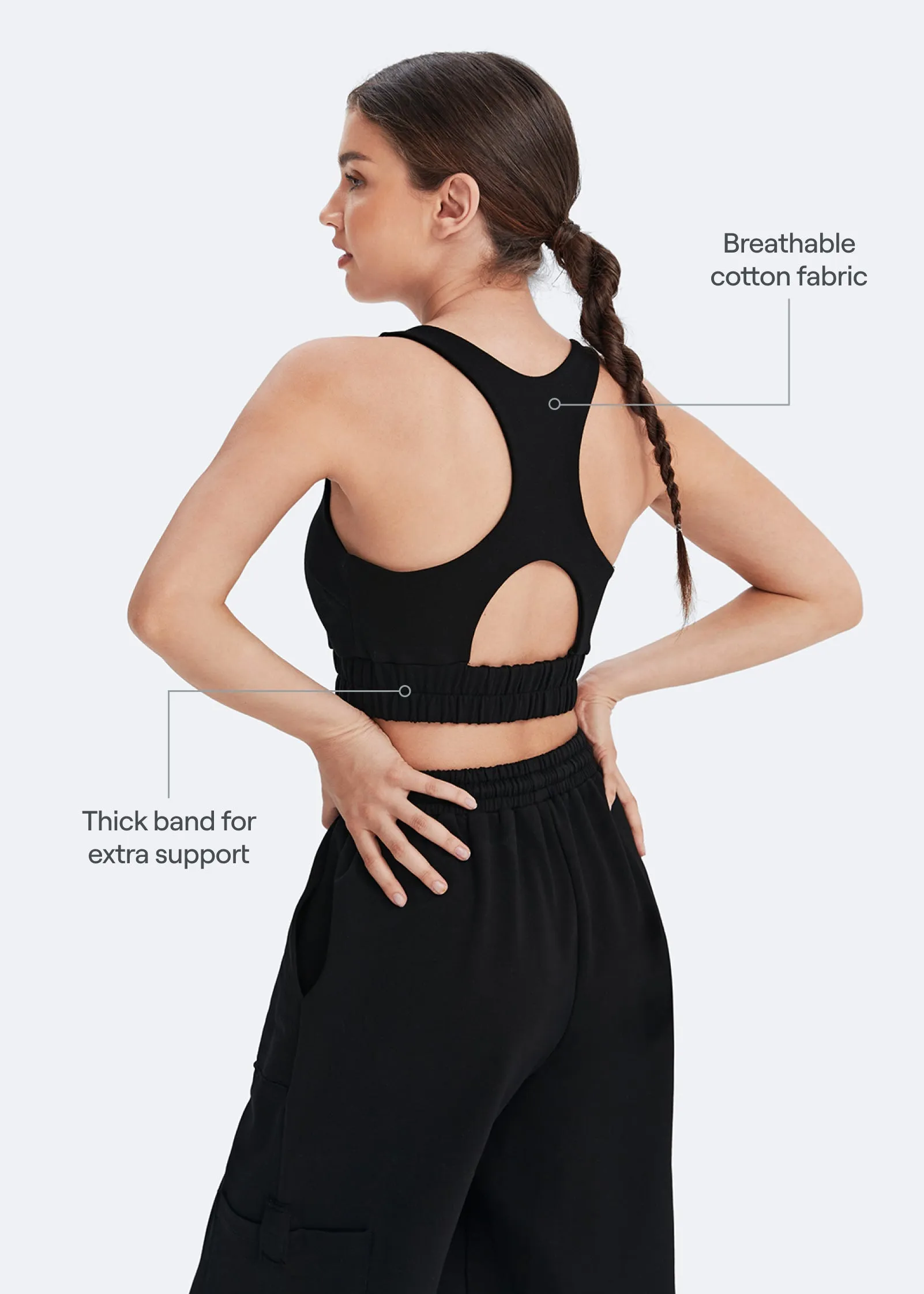 Scoop Neck Racerback Bra sold by BetterMe product image thumbnail 3