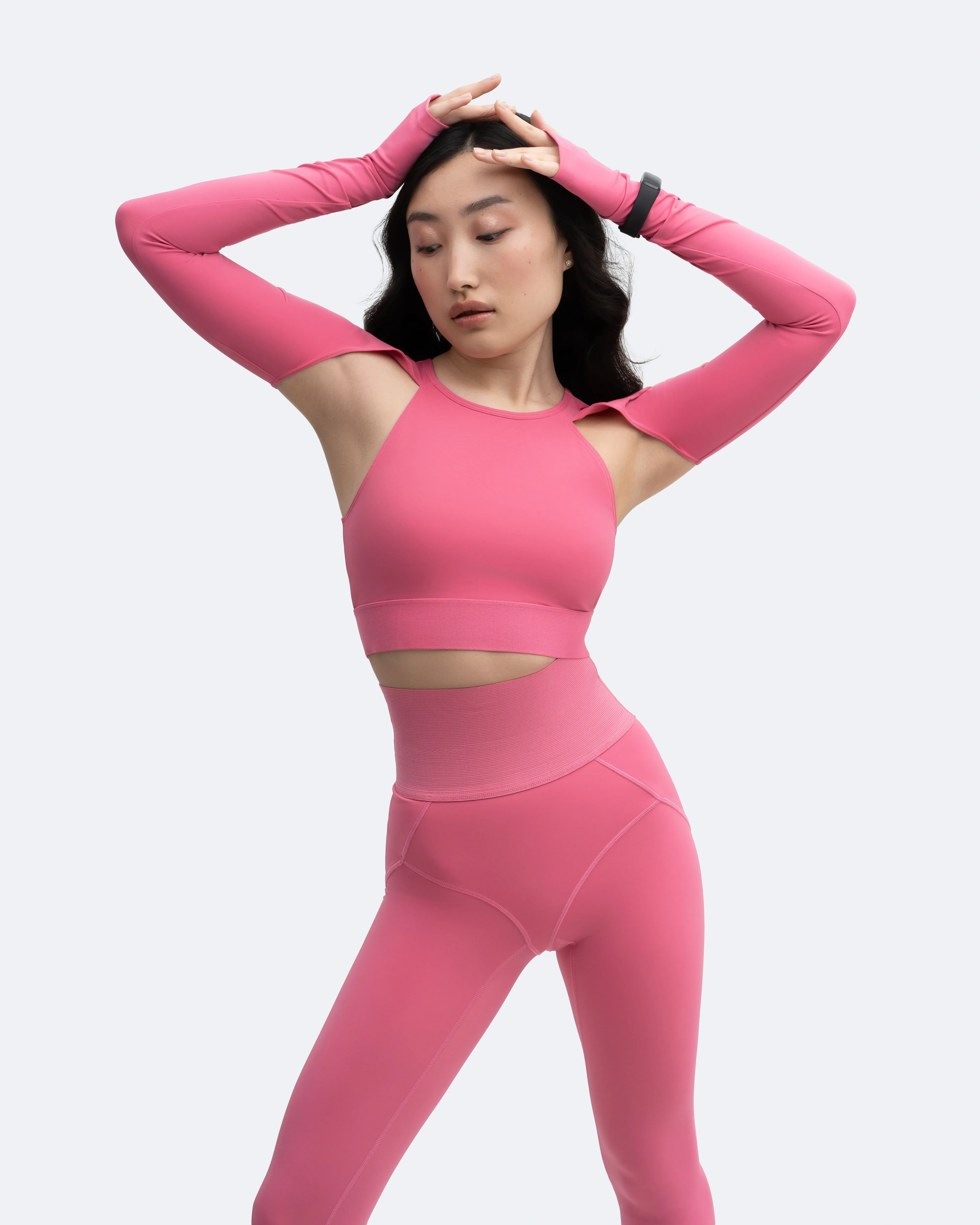 Shoulder Cut-Out Crop Top sold by BetterMe