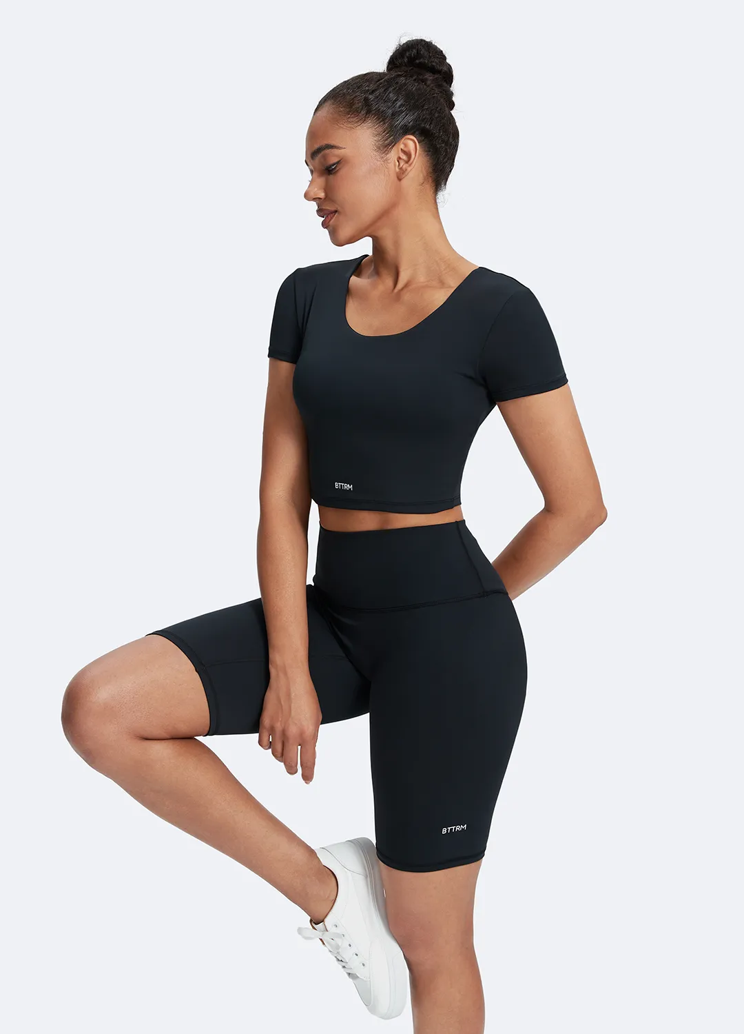 Round Neck Crop Top sold by BetterMe product image thumbnail 4