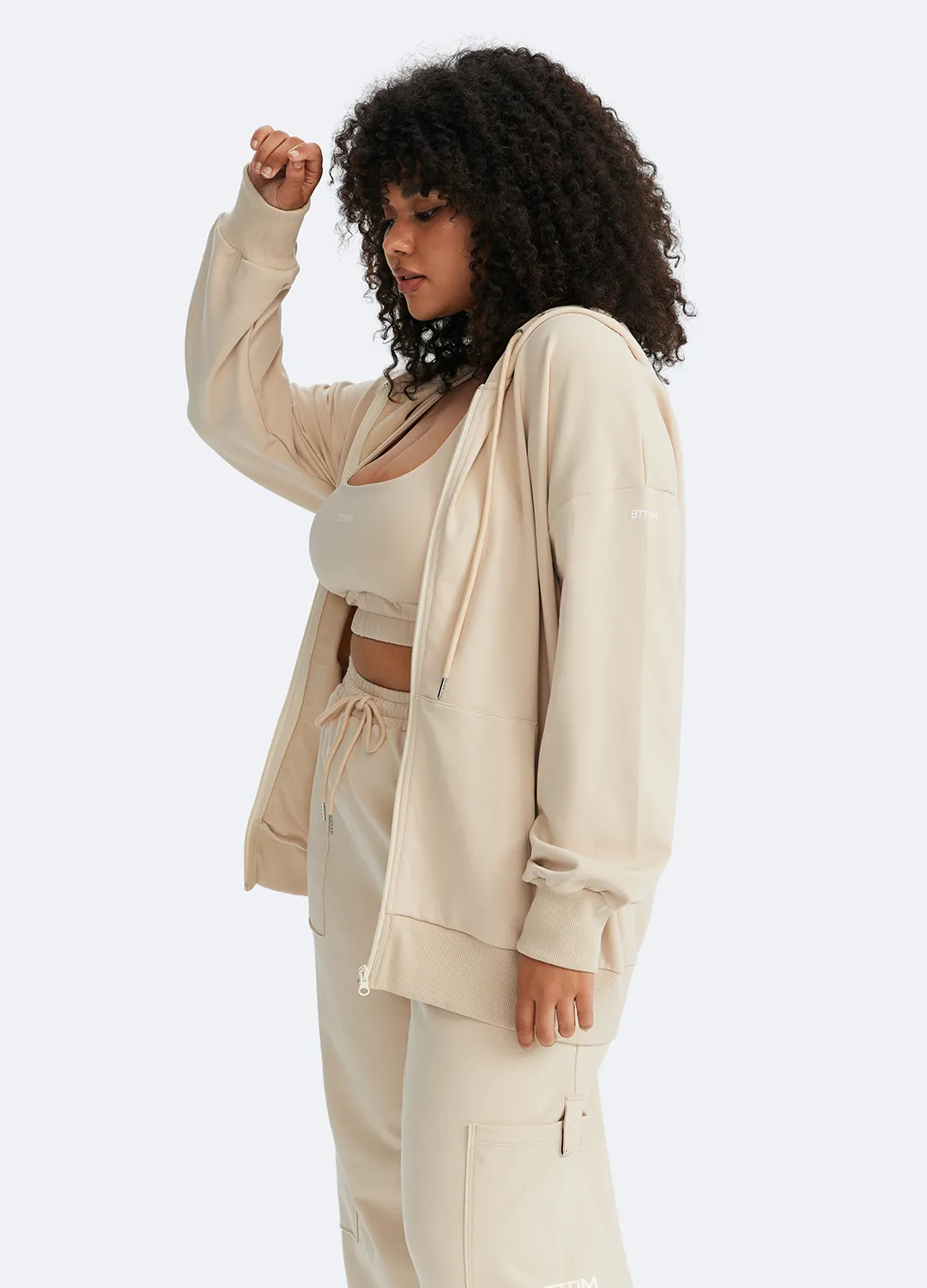 Zip Up Hoodie with Pockets sold by BetterMe product image thumbnail 4