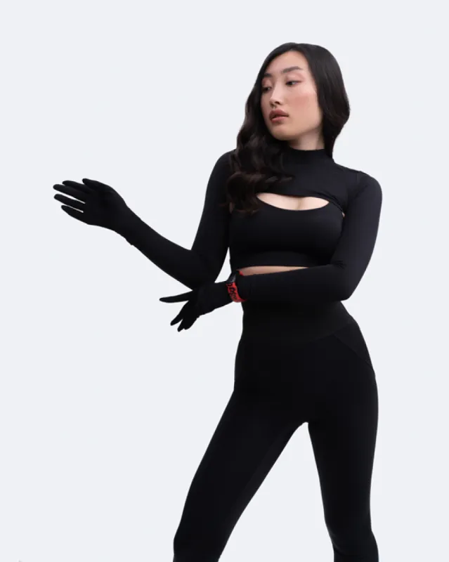 Glove Sleeve Crop Top sold by BetterMe