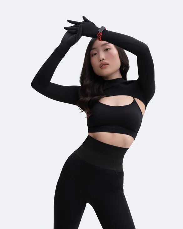 Glove Sleeve Crop Top sold by BetterMe product image thumbnail 5