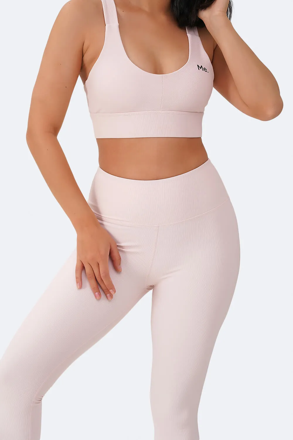 Pink Vanilla High-Waisted Leggings sold by BetterMe product image thumbnail 4