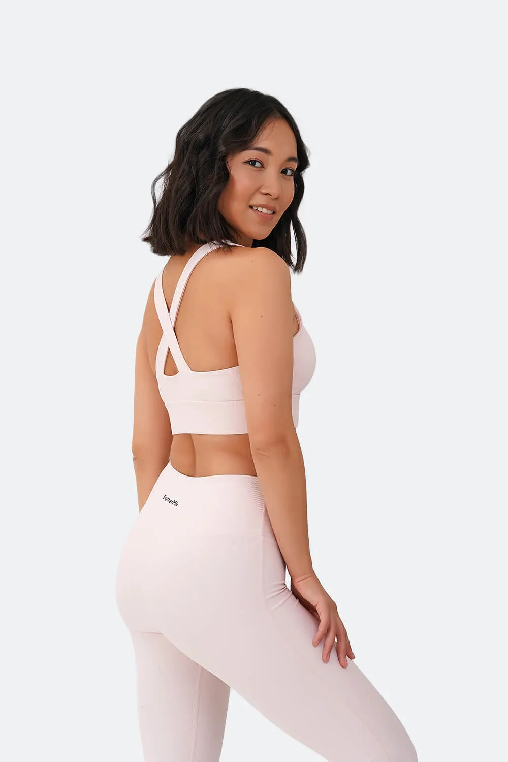 Pink Vanilla High-Waisted Leggings sold by BetterMe product image thumbnail 5