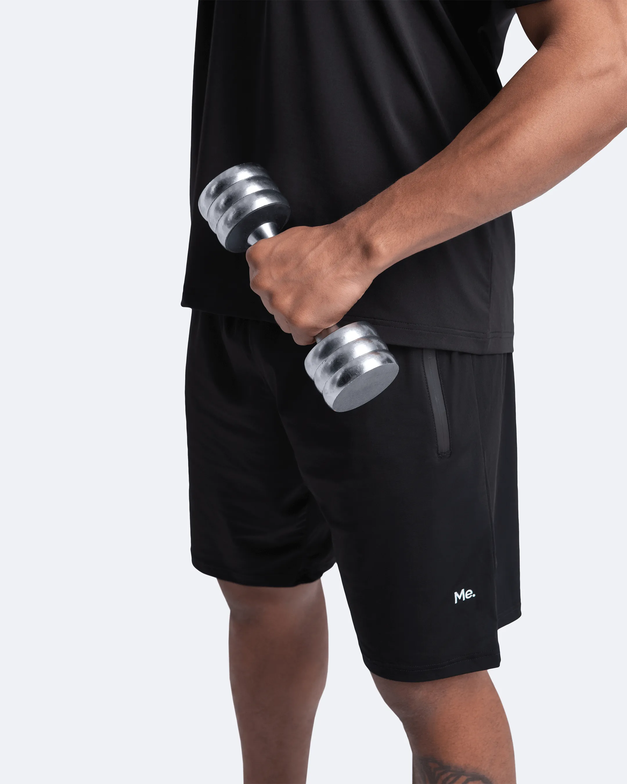 Jet Black Gym Shorts sold by BetterMe product image thumbnail 5