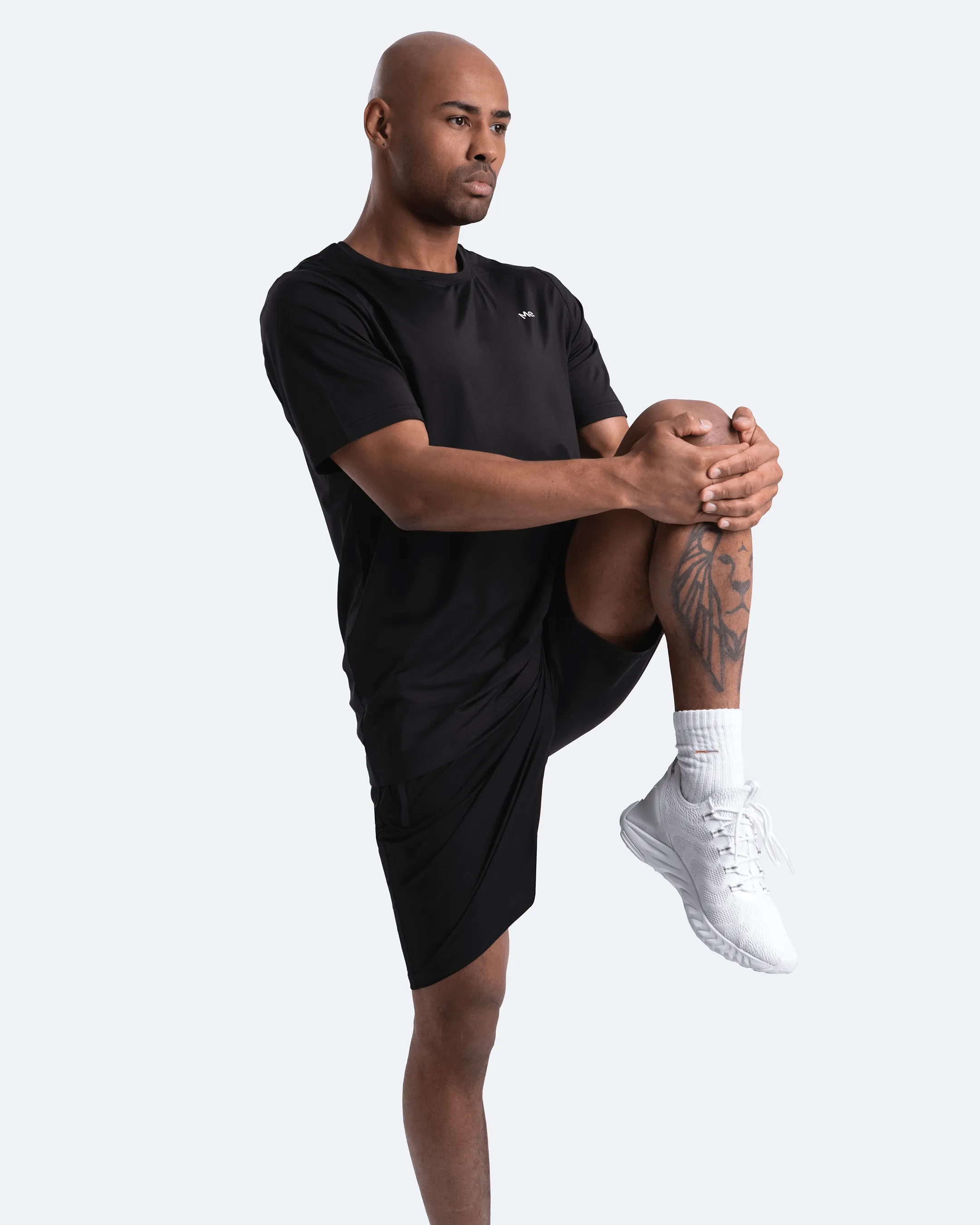 Jet Black Gym Shorts sold by BetterMe product image thumbnail 3