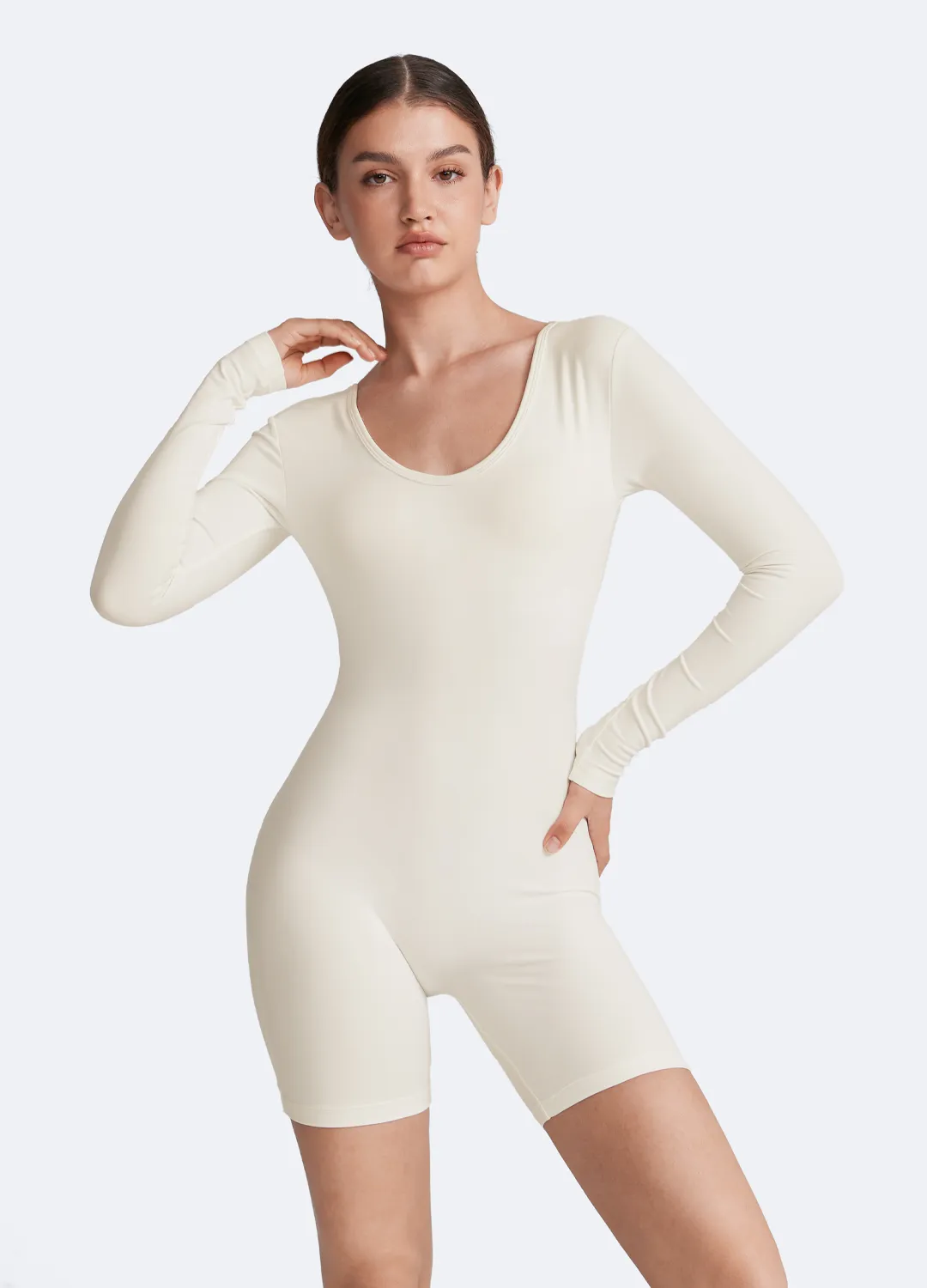 U-back Long Sleeve Bodysuit sold by BetterMe product image thumbnail 4