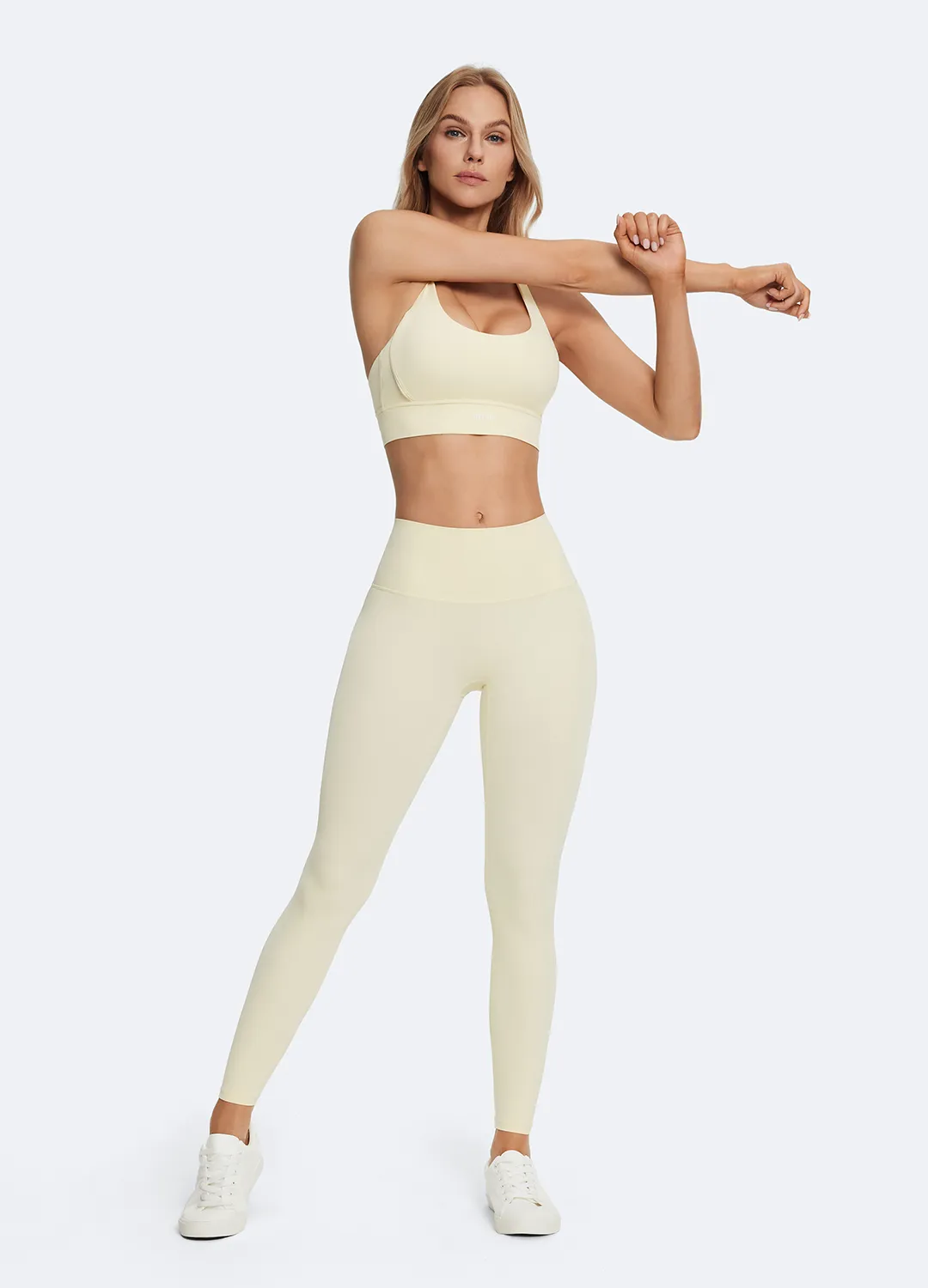 Pastel Yellow ⅞ Leggings sold by BetterMe product image thumbnail 5