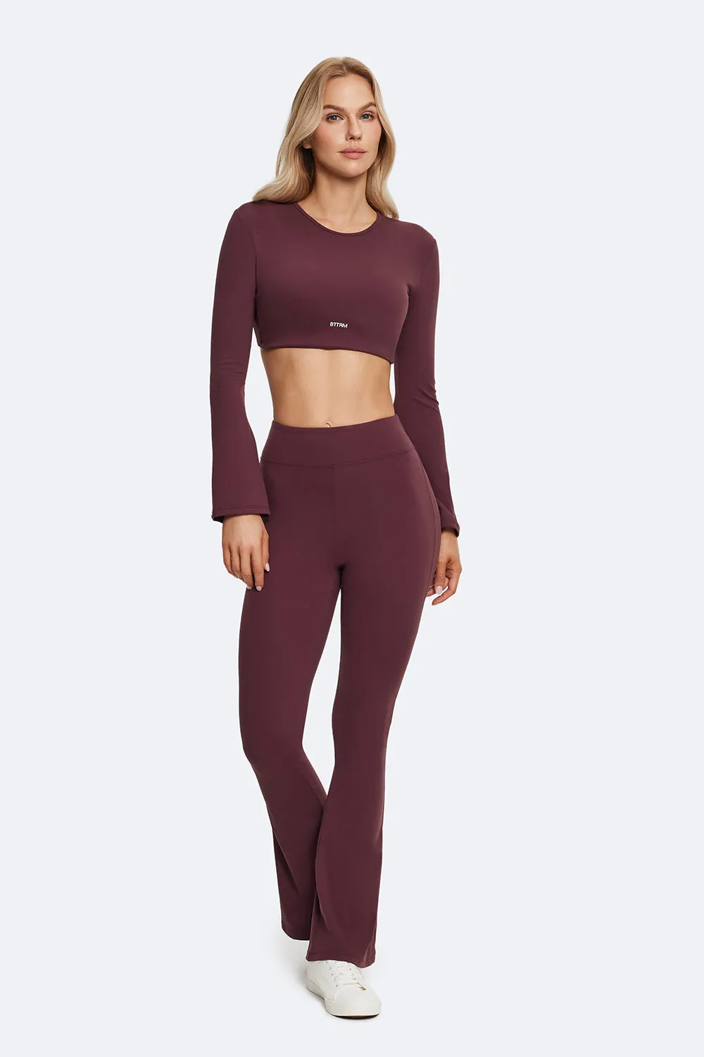 High-Waisted Flared Leggings sold by BetterMe product image thumbnail 5