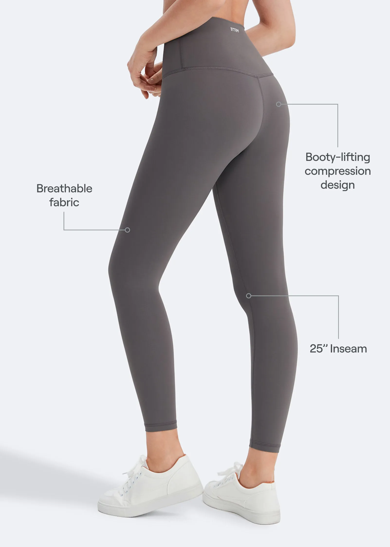 Casual Fit Leggings sold by BetterMe product image thumbnail 3