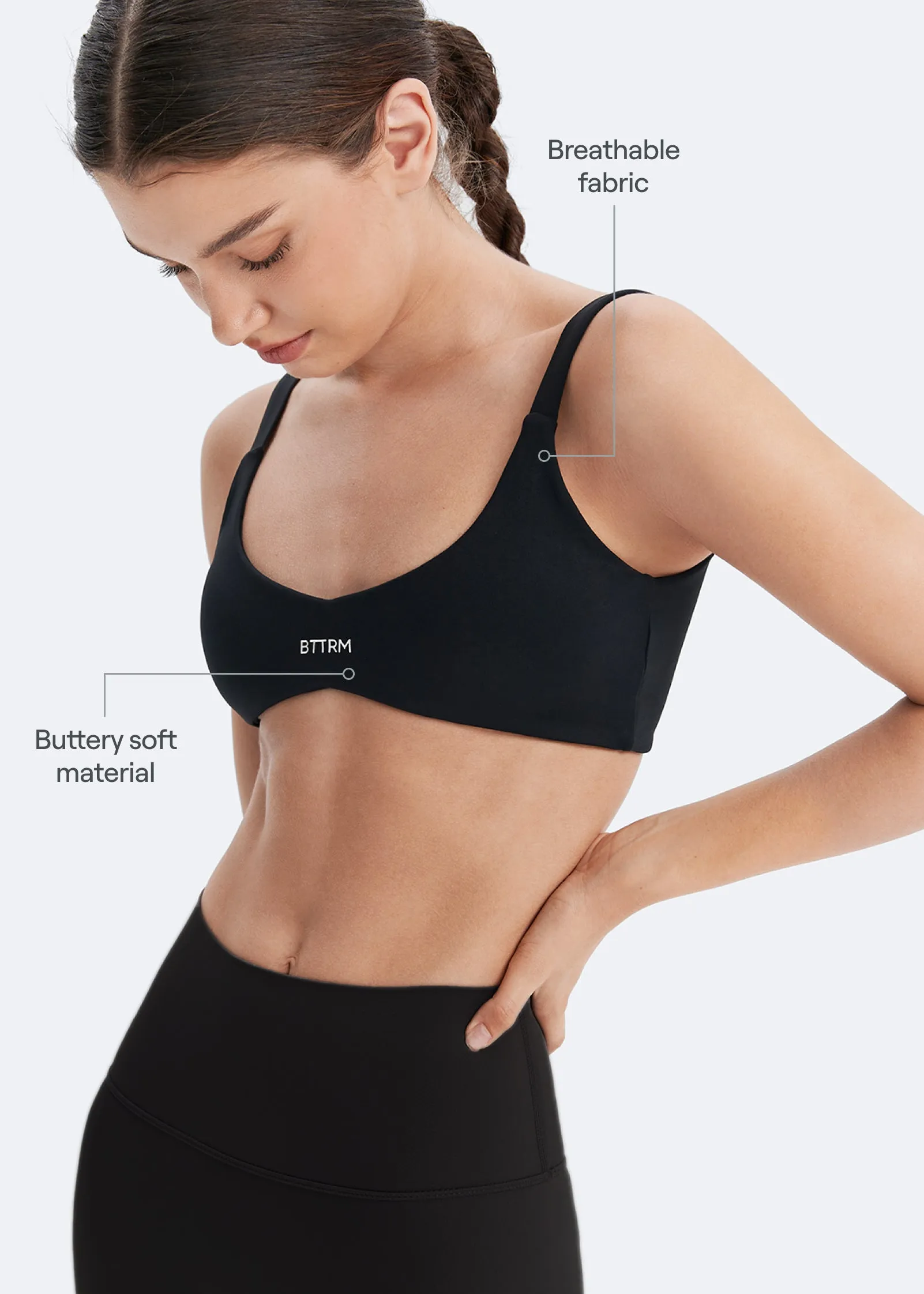 Form-Fitting Sports Bra sold by BetterMe product image thumbnail 3