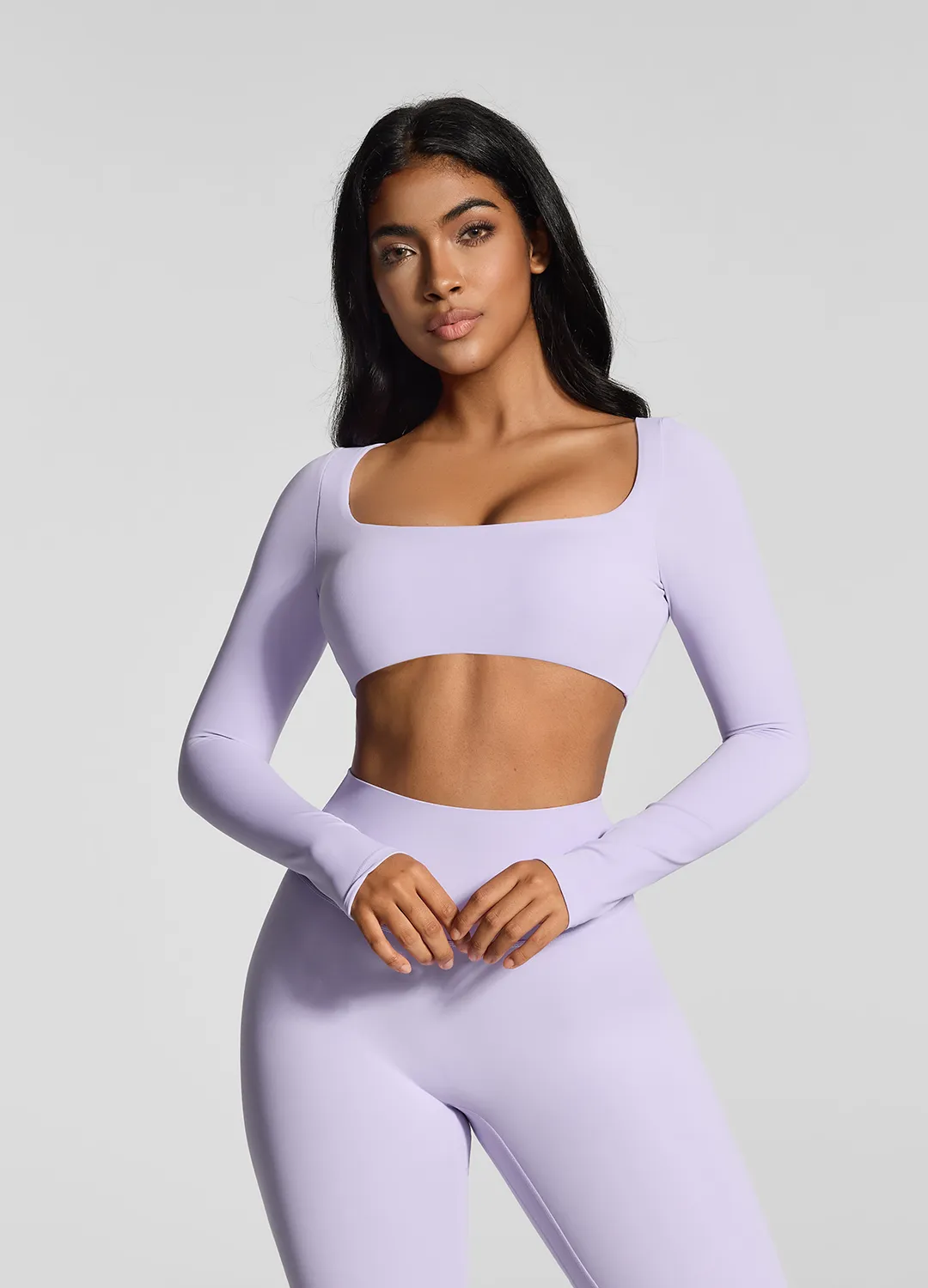 Square Neck Crop Top sold by BetterMe