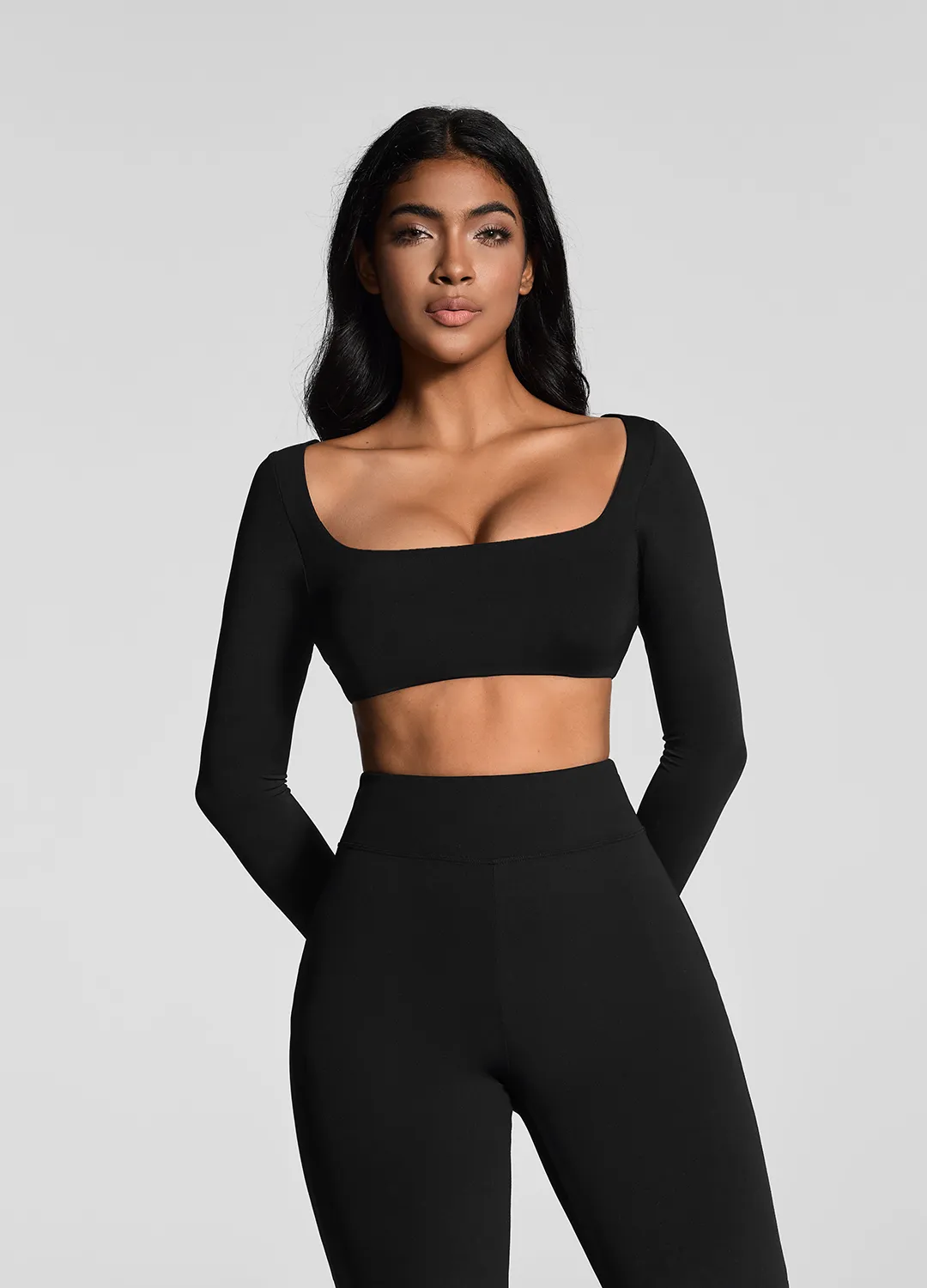 Square Neck Crop Top sold by BetterMe product image thumbnail 4