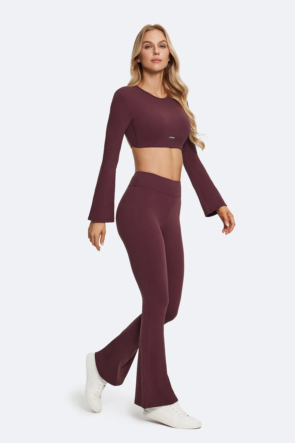 Backless Full-Sleeve Crop Top sold by BetterMe product image thumbnail 2