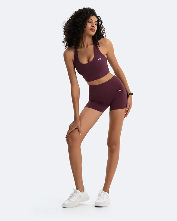 Burgundy Micro Shorts sold by BetterMe product image thumbnail 4