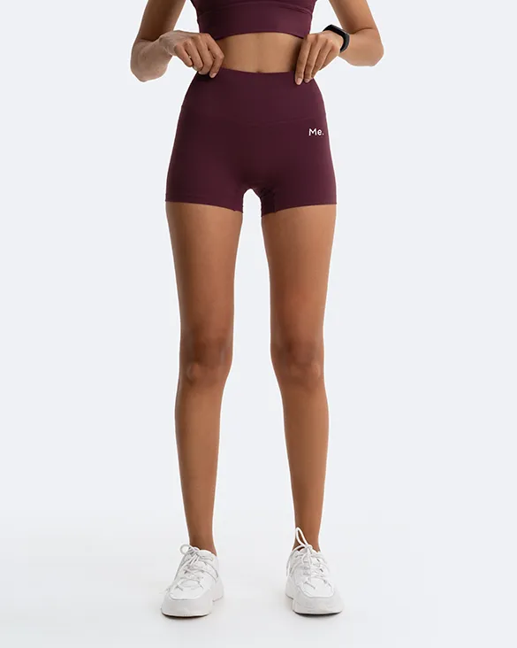 Burgundy Micro Shorts sold by BetterMe