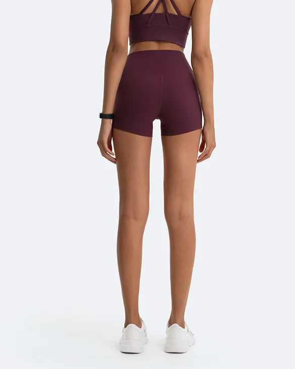 Burgundy Micro Shorts sold by BetterMe product image thumbnail 2