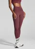 Burgundy ⅞ Leggings sold by BetterMe