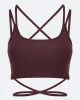 Burgundy Strappy Front Top sold by BetterMe