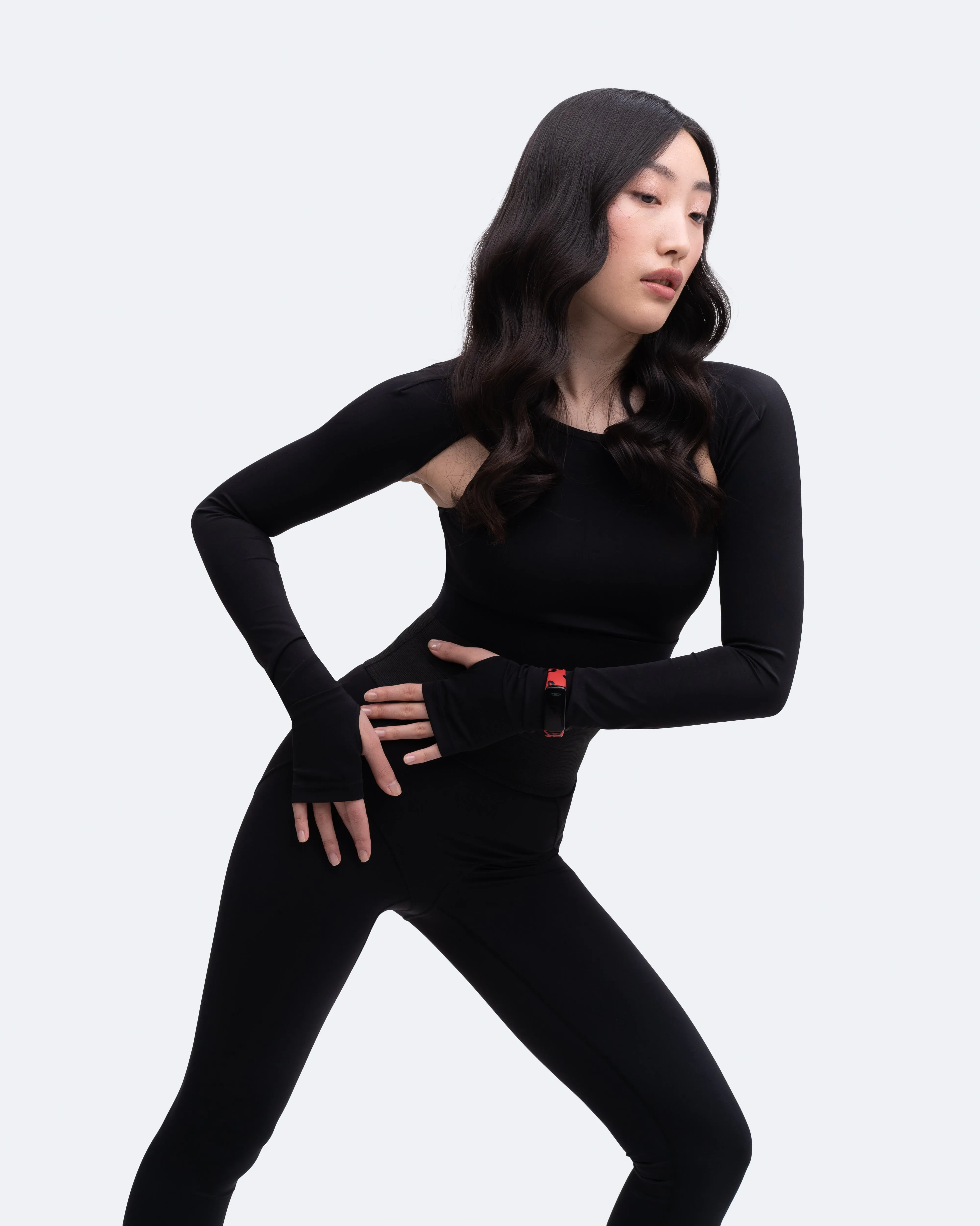 Shoulder Cut-Out Crop Top sold by BetterMe product image thumbnail 3