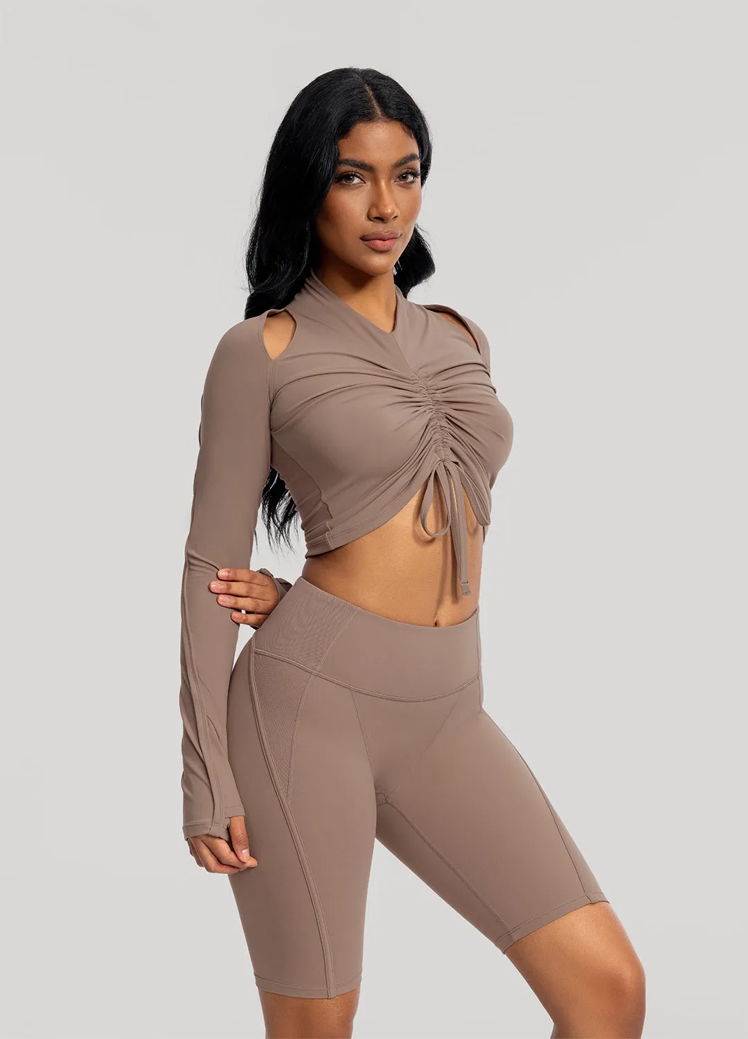 Drawstring Crop Top sold by BetterMe product image thumbnail 3