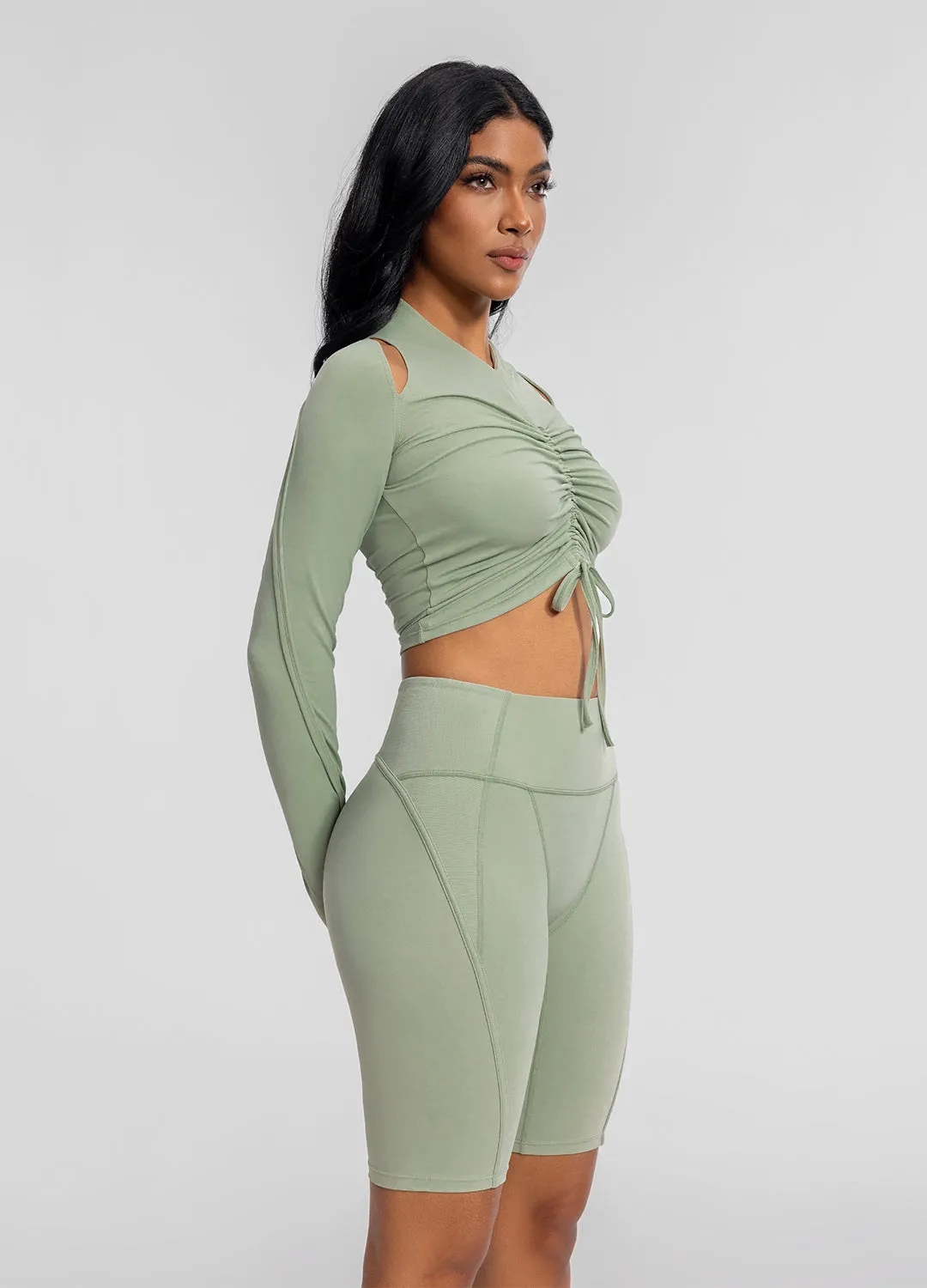 Drawstring Crop Top sold by BetterMe product image thumbnail 3