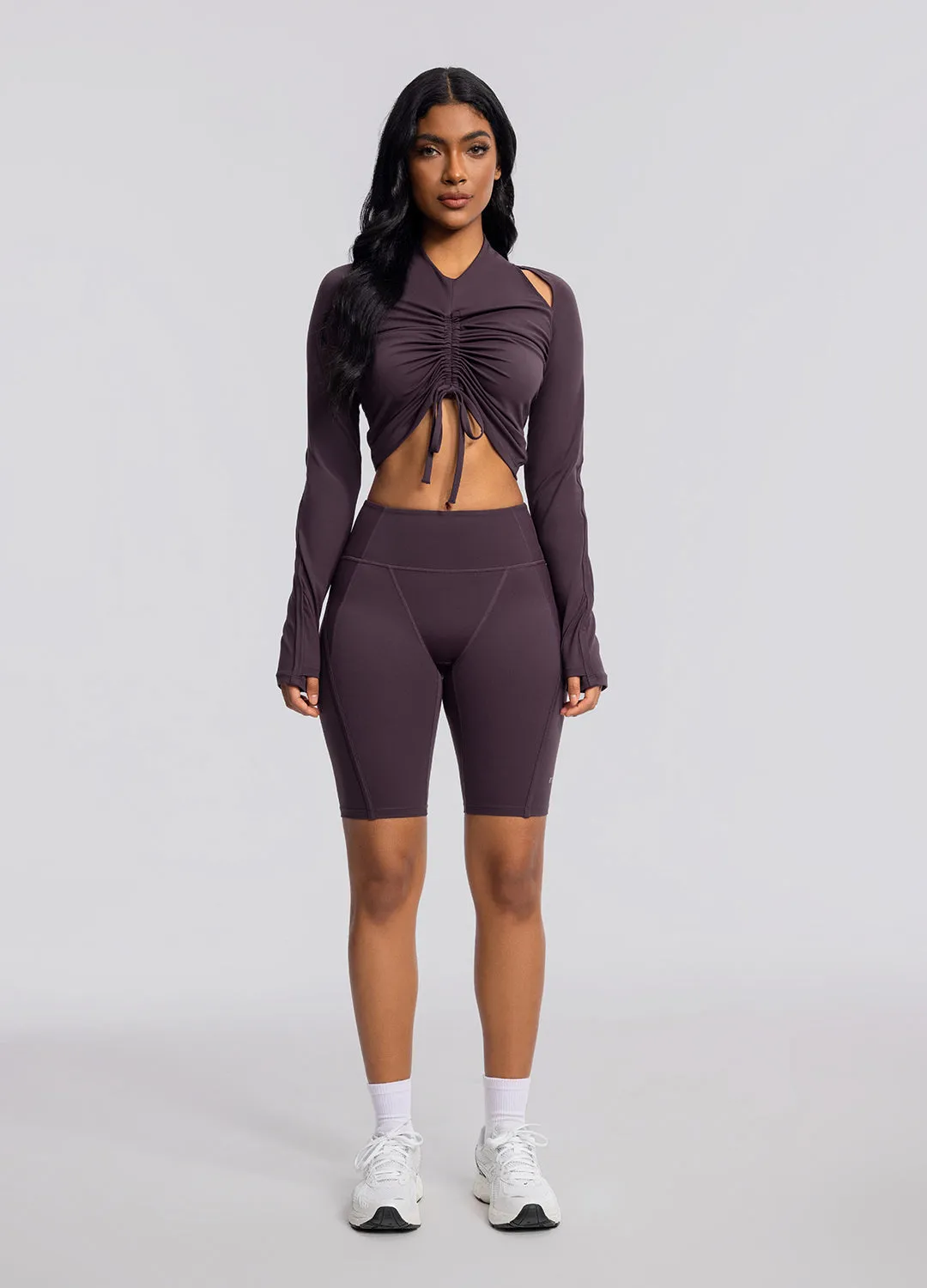 Drawstring Crop Top sold by BetterMe product image thumbnail 5