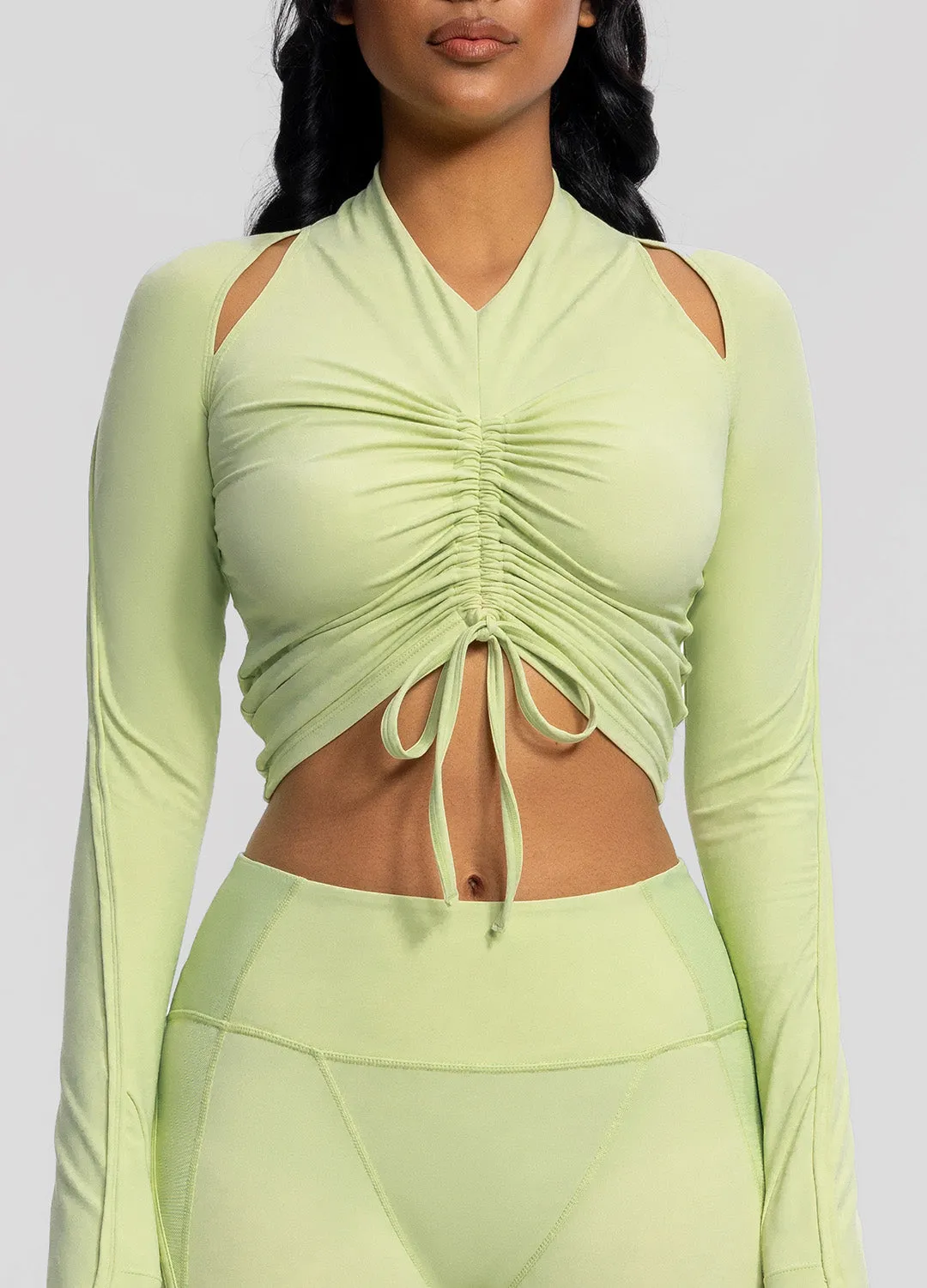 Drawstring Crop Top sold by BetterMe product image thumbnail 4
