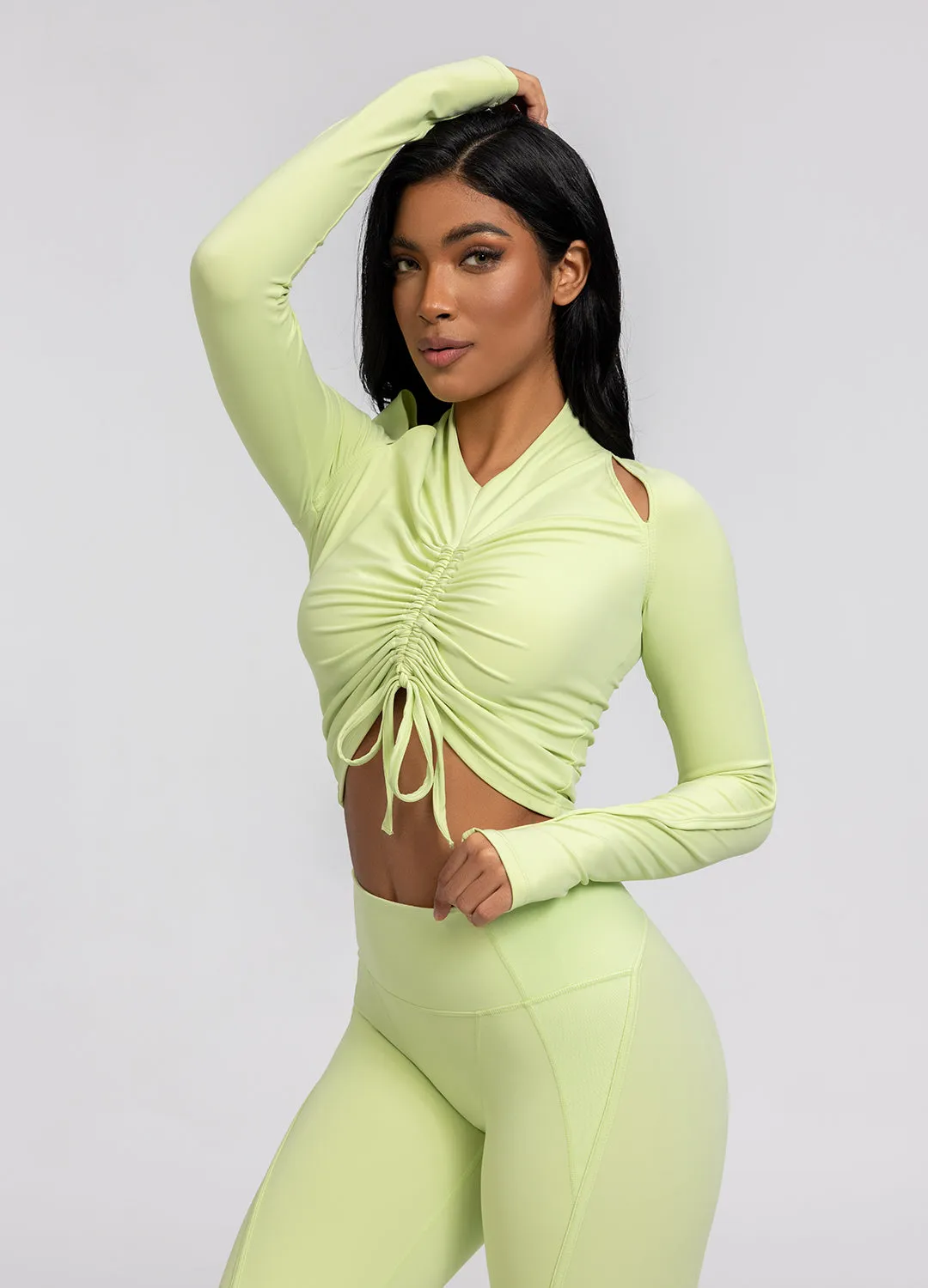 Drawstring Crop Top sold by BetterMe