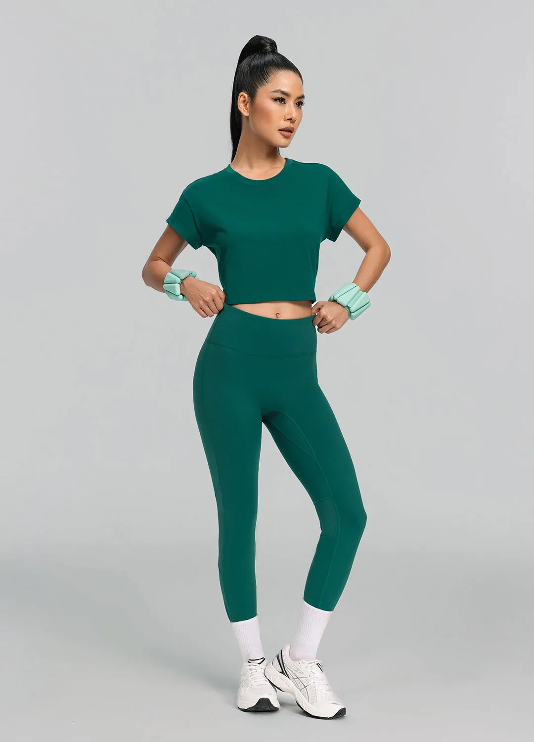 Cropped Cotton T-Shirt sold by BetterMe product image thumbnail 5