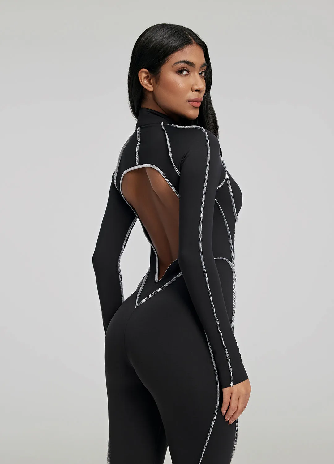 Contour Stitch Catsuit sold by BetterMe product image thumbnail 4