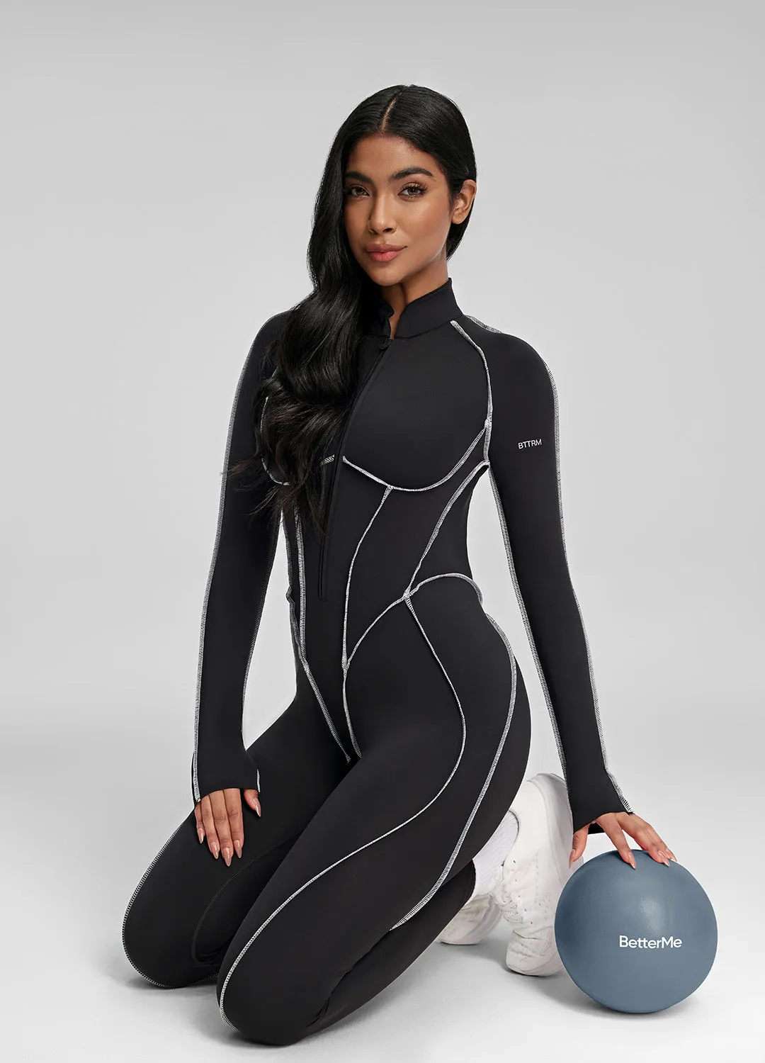 Contour Stitch Catsuit sold by BetterMe product image thumbnail 5