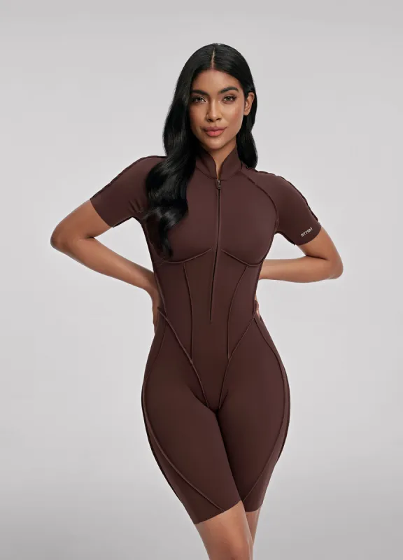 Closed-Back Shorts Catsuit sold by BetterMe