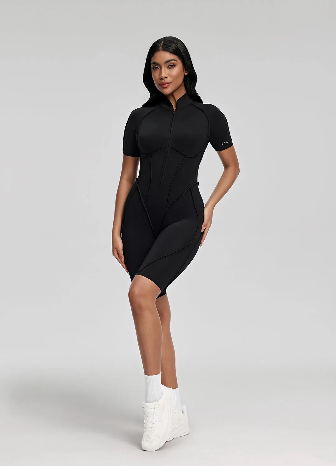 Closed-Back Shorts Catsuit sold by BetterMe product image thumbnail 2