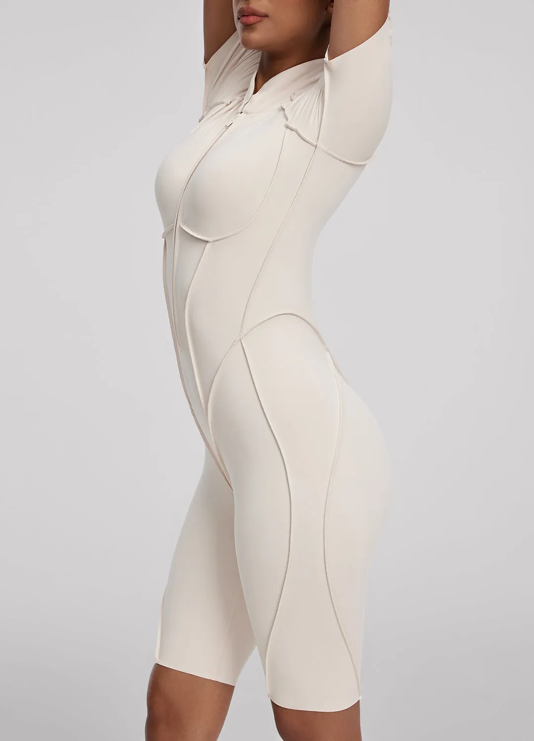 Closed-Back Shorts Catsuit sold by BetterMe product image thumbnail 3