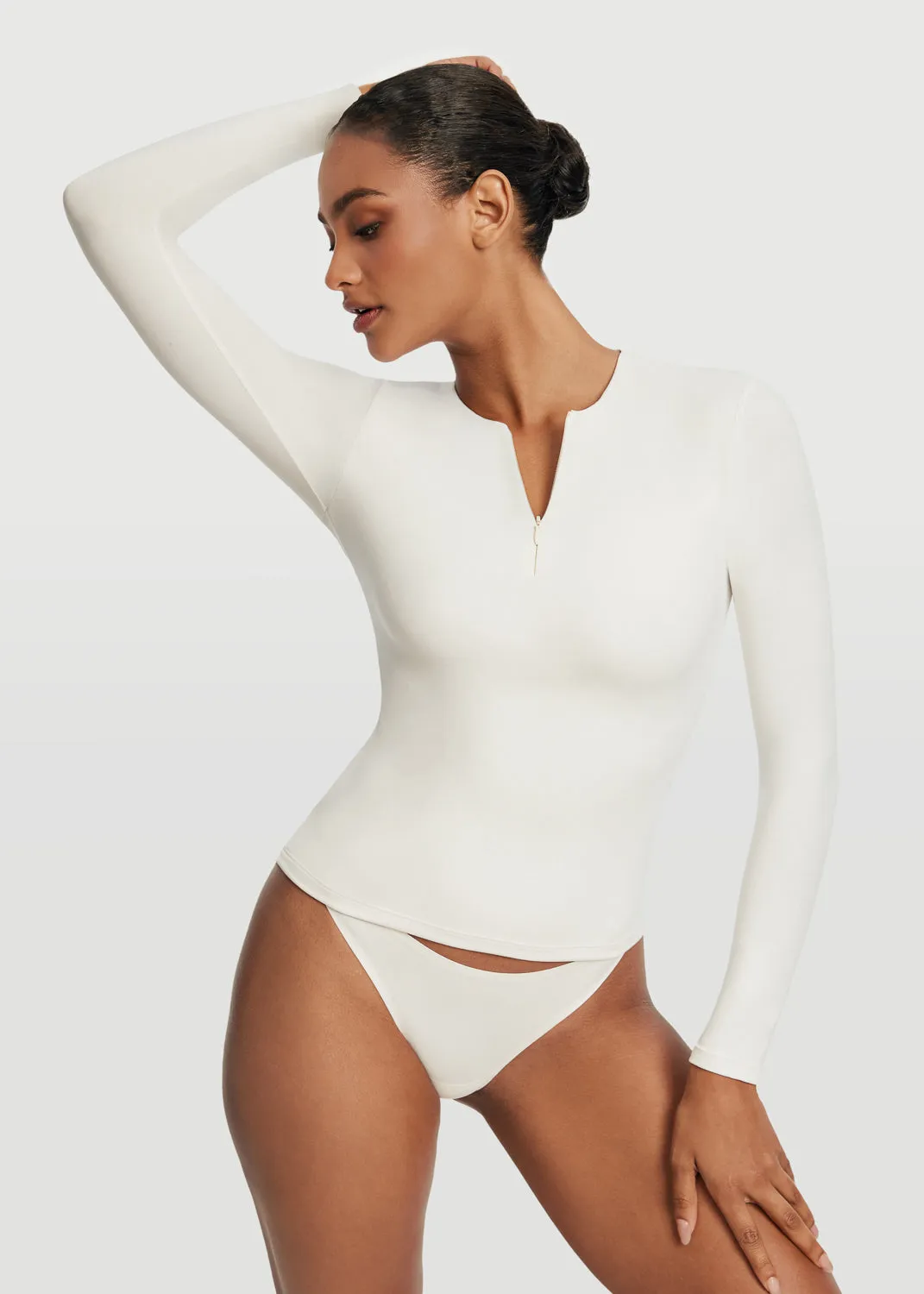 Quarter Zip Long Sleeve Top sold by BetterMe